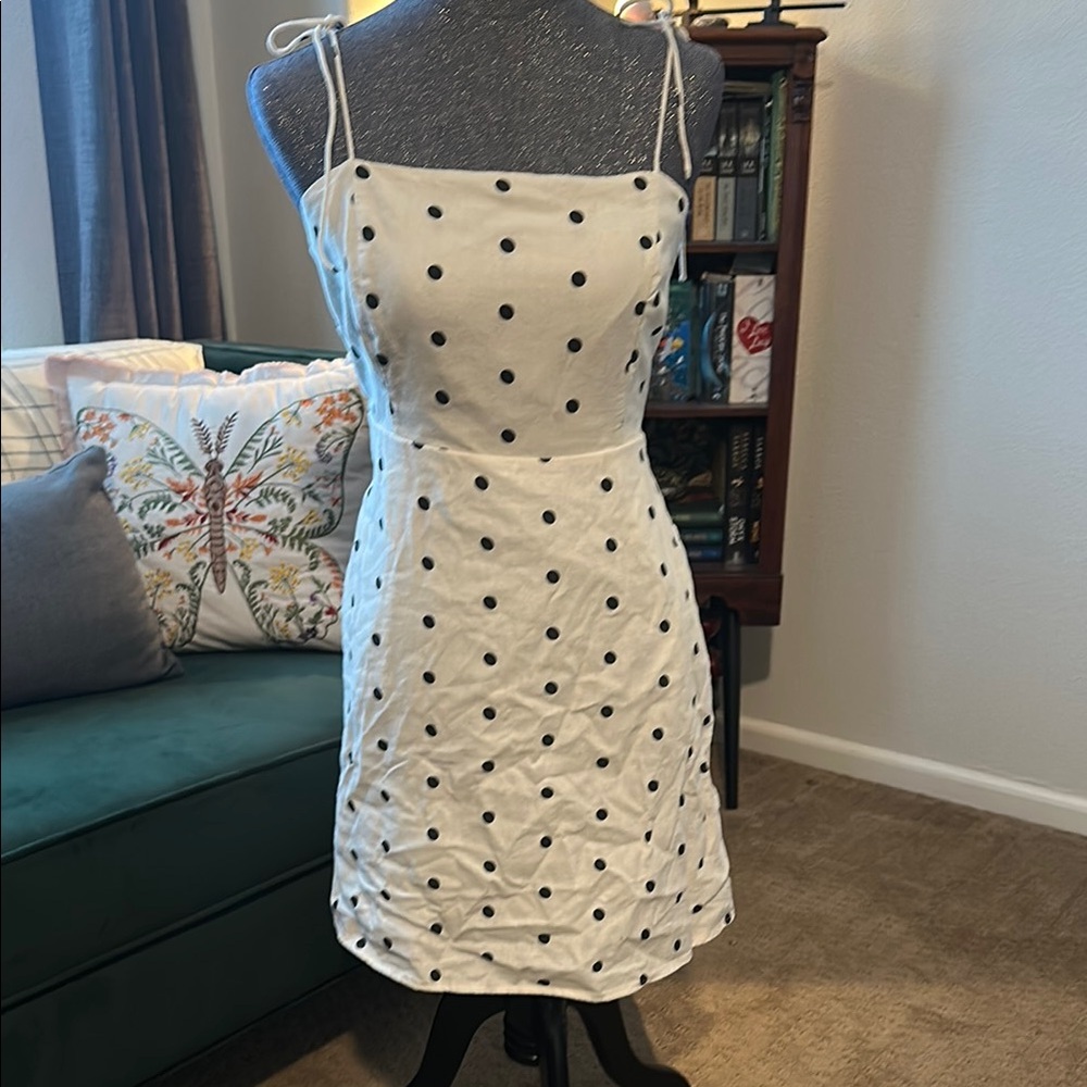 Polka Dot Spaghetti Strap Dress